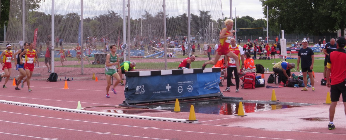 Blanco gana los 3.000m.obs en el Mundial master de Lyon