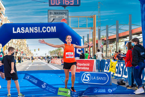 Dmitrijs Serjogins and Cristina Silva winners of the 42nd San Silvestre del Masnou