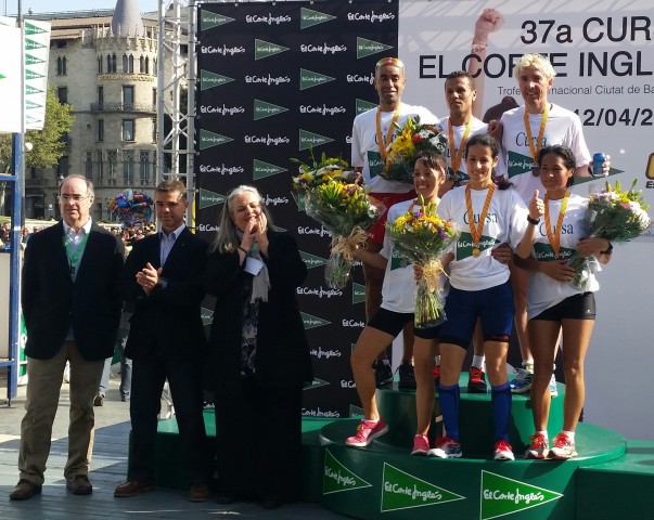 2 atletas del Club La Sansi al podio de la 37ª Carrera del Corte Inglés