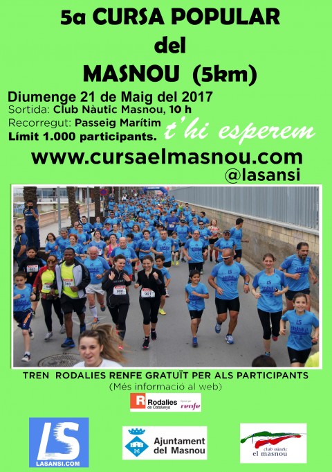 Inscripciones Abiertas a la 5a Cursa popular del Masnou