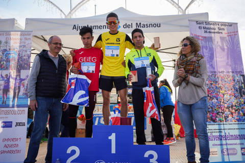 La 41a San Silvestre del Masnou primera San Silvestre presencial en España.