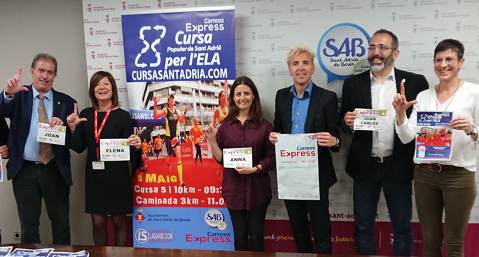 Presentación de la cuarta Carrera popular por la ELA