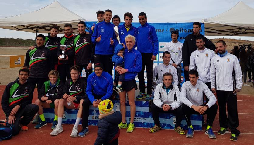 La Sansi Campeones en hombres y mujeres en el 99e campeonato catalán de cros largo 11/02/18 Mollerussa