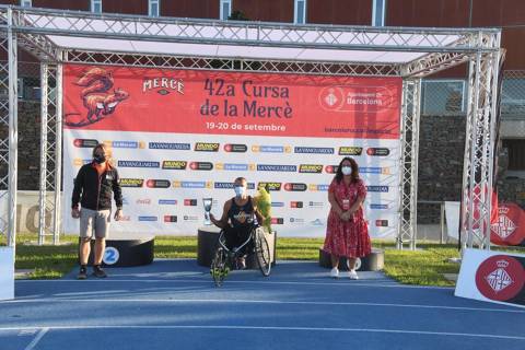 Artur Bossy and Gema Barrachina, winners of the Cursa de la Mercè 2020