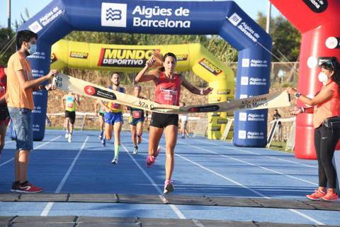 Artur Bossy and Gema Barrachina, winners of the Cursa de la Mercè 2020