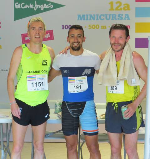 Isam Mounid supera al sprint a Jose Luis Blanco y el francés Benfodda en la 21ª Carrera Popular Ciudad de Girona de 5km