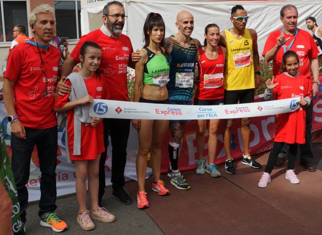 Récord de inscritos y llegados en la 3ª carrera Correos Express Sant Adrià por la Ela de 5 y 10km 06/10/18