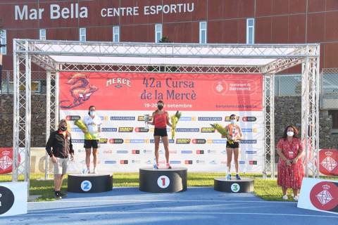 Artur Bossy y Gema Barrachina, ganadores de la Cursa de la Mercè 2020