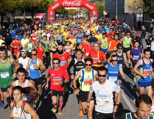 Inna Lebedeva (Ucrania) y Edgars Sumski (Letonia) ganan la 3ª Sansi de Sant Feliu de Llobregat de 10km