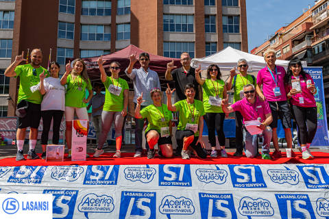 Gran matinal en la 5a carrera por Ela en Sant Adrià de Besòs