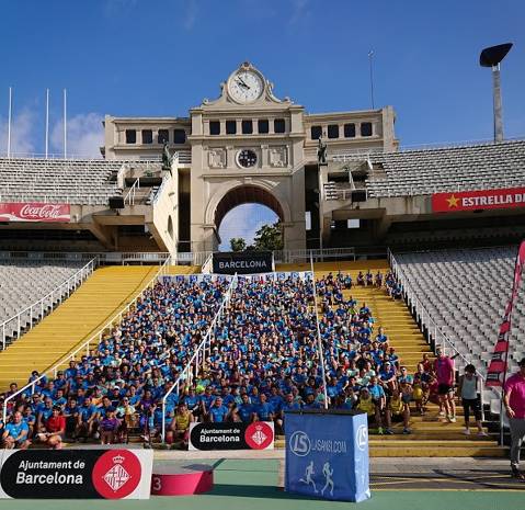 905 inscritos en Macroentreno de la Carrera de la Mercè de hoy en el estadio Olímpico