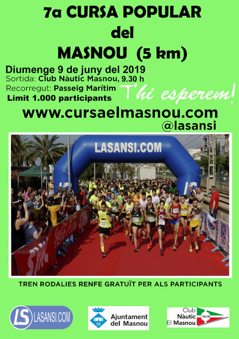 Inscripciones abiertas a la 7a Cursa popular del Masnou