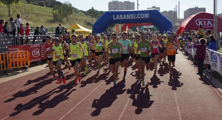 Radouane Nour i Parrado guanyen els 10km a La 6a Sansi Sant Feliu de Llobregat