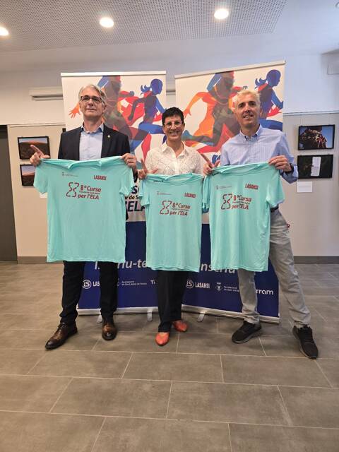 Presentació 8a cursa per l'ELA a Sant Adrià de Besòs