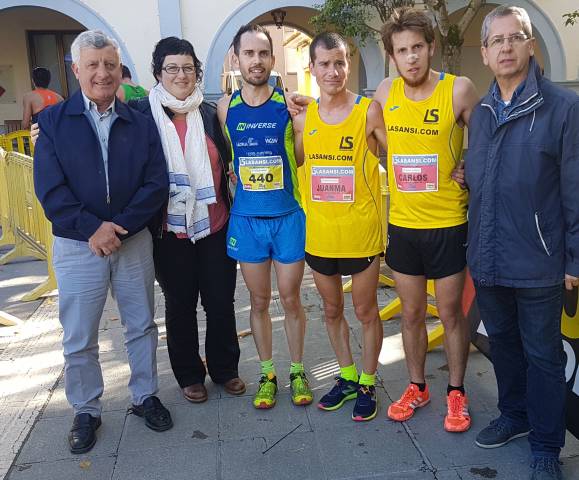 Juanma Alvarez i Raquel Parrado i La Sansi el guanyen el campionat català de muntanya a la 32a pujada i baixada a Guanta (Sentmenat)