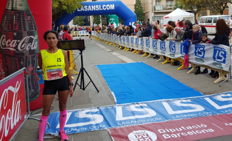 Jaume Domingo y Janeth Becerra ganan la 31a subida y bajada a Guanta (Sentmenat) campeonato catalán de montaña