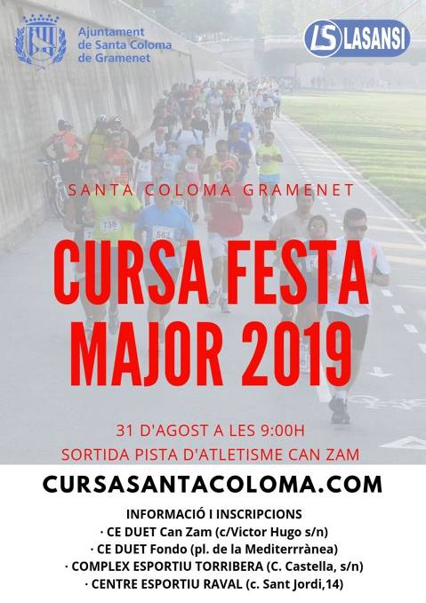 Carrera Fiesta Mayor Santa Coloma Gramenet