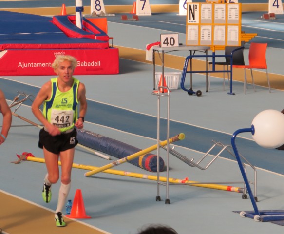 Josep Lluis Blanco rècord de Catalunya absolut de 5.000 metres indoor