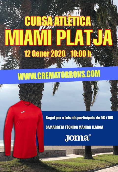 CARRERA SOLIDARIA CREMA-TURRONS MIAMI PLATJA