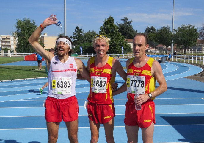 Blanco gana los 5000mts en el Mundial Master de Lyon