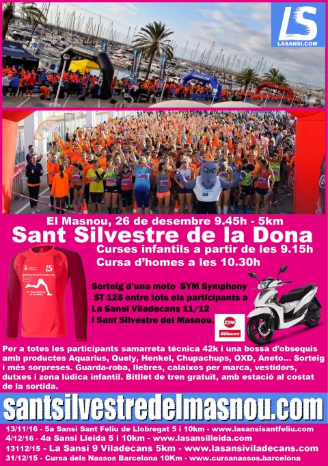 Inscripciones abiertas a la 37ª Santo Silvestre del Masnou 5km - 26/12/16