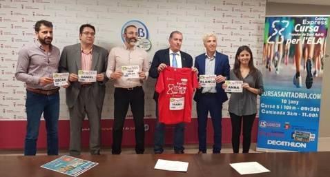 Presentada la 3a Cursa Correos Express Sant Adrià del Besòs per l’ELA Atletisme.cat