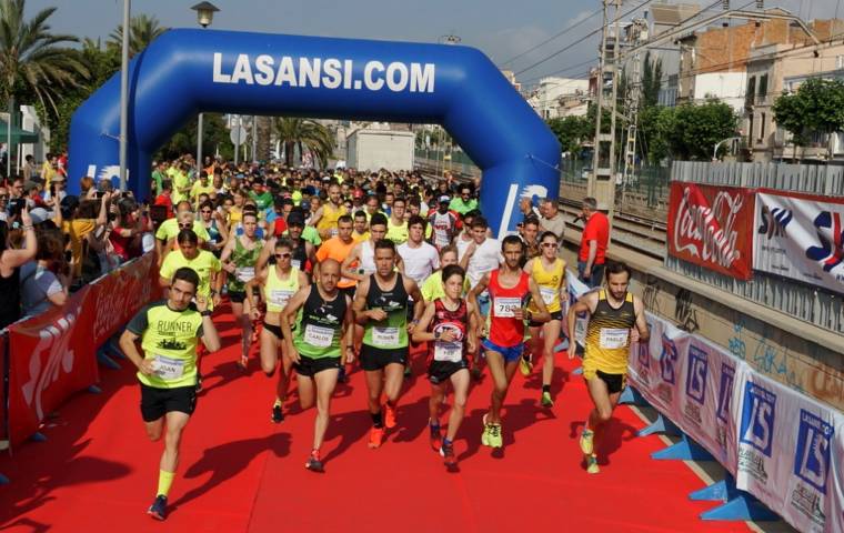 Pablo García y la atleta internacional Eva Arias guanadores de la 6a Cursa popular del Masnou