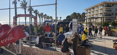 Récord de inscritos y llegados en la carrera crema-turrones de Miami Playa