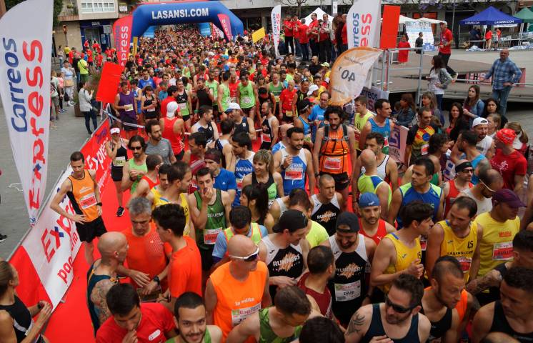 Récord de inscritos y llegados en la 3ª carrera Correos Express Sant Adrià por la Ela de 5 y 10km 06/10/18