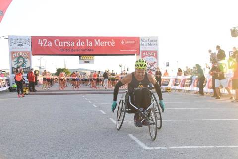 Artur Bossy and Gema Barrachina, winners of the Cursa de la Mercè 2020