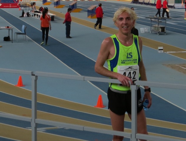 Josep Lluis Blanco record de Catalunya absolut de 5.000 metres indoor