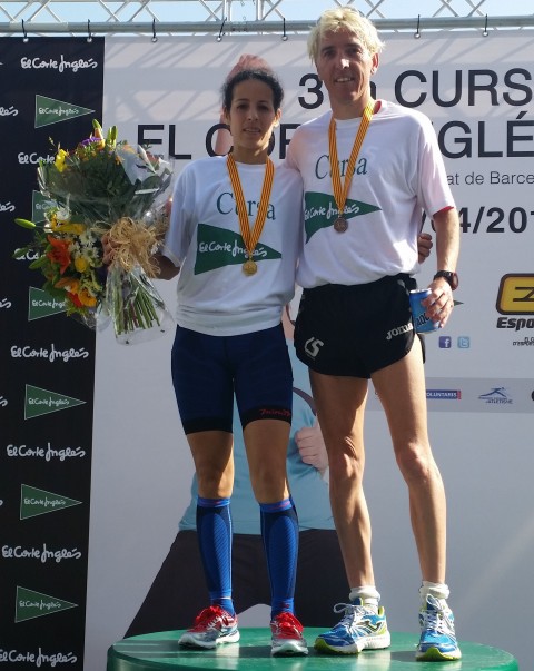 2 atletas del Club La Sansi al podio de la 37ª Carrera del Corte Inglés