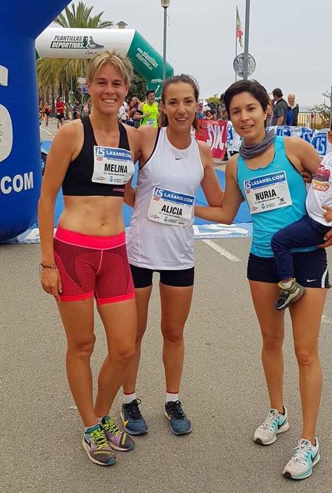 Rubén Castro y Alicia Saltor ganadores de la 7ª Carrera popular de El Masnou