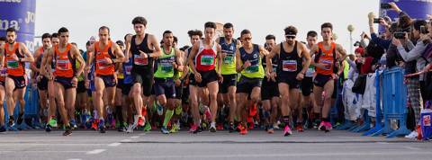 La 41a San Silvestre del Masnou primera San Silvestre presencial en España.