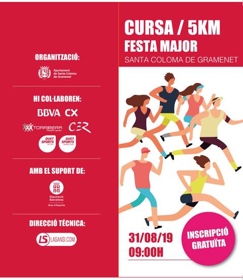 Cursa festa major Santa Coloma Gramenet