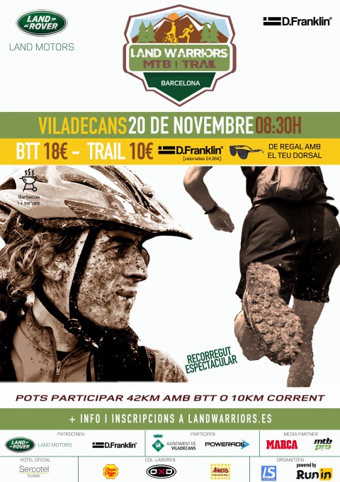 Land Warriors MTB i TRAIL Viladecans 20/11/16