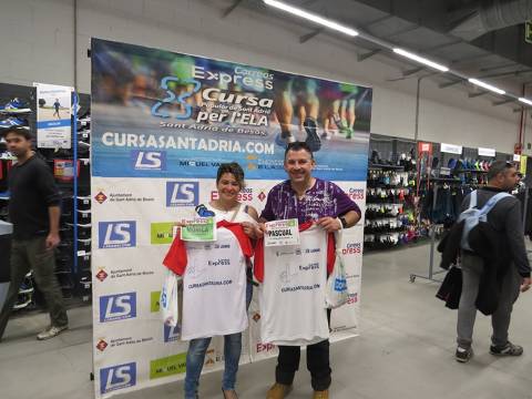 Fotografíes entrega dorsals Decathlon