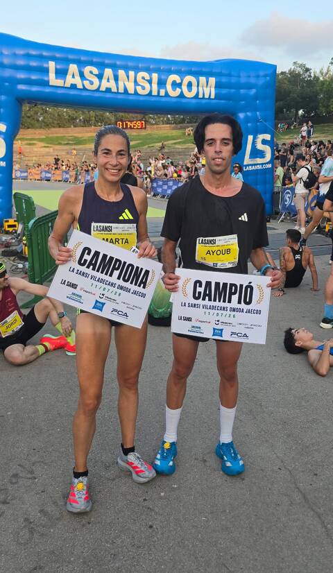 Marta Galimany i Ayoub Taleb guanyen La Sansi Viladecans Omoda Jaecoo
