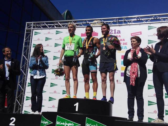 Isam Mounid supera al sprint a Jose Luis Blanco y el francés Benfodda en la 21ª Carrera Popular Ciudad de Girona de 5km