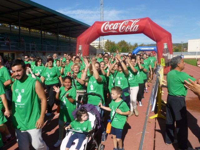 Éxito absoluto en la marcha solidaria a favor de Juanito