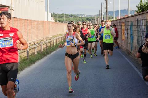 Fotografías km 4, km 8  y llegada de los primeros