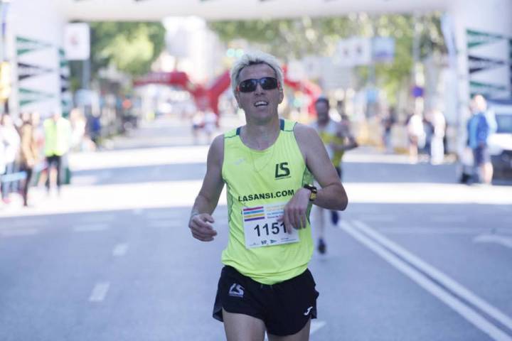 Isam Mounid supera al sprint a Jose Luis Blanco y el francés Benfodda en la 21ª Carrera Popular Ciudad de Girona de 5km