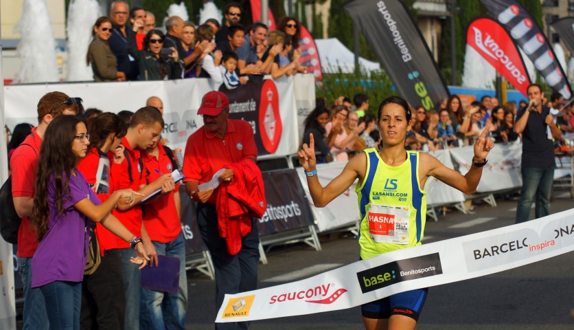 Hasna Bahom campeona y Blanco 6o en la 35 Carrera de La Mercè