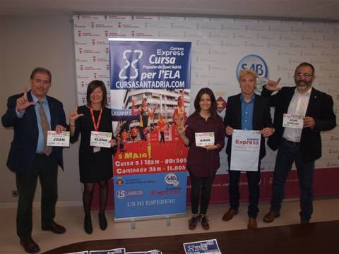 Presentación de la cuarta Carrera popular por la ELA