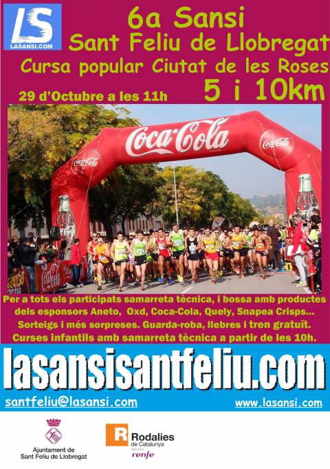 6a Sansi de Sant Feliu de Llobregat de 5 i 10km 29/10/17