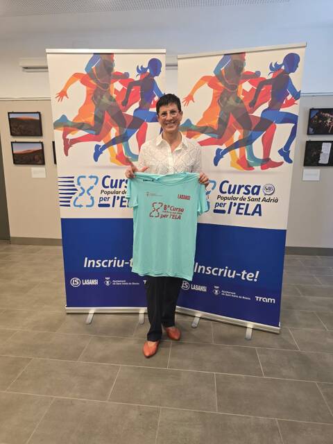 Presentació 8a cursa per l'ELA a Sant Adrià de Besòs