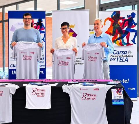Presentation of the 9th race for the ELA in Sant Adrià de Besòs with record registrations.